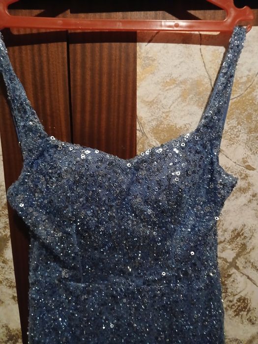 Дамска рокля с паети