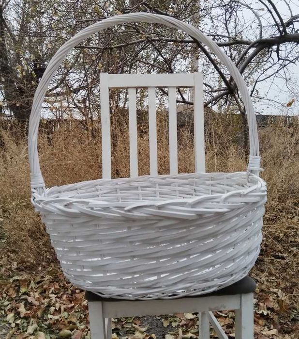 Плетеная корзина большая