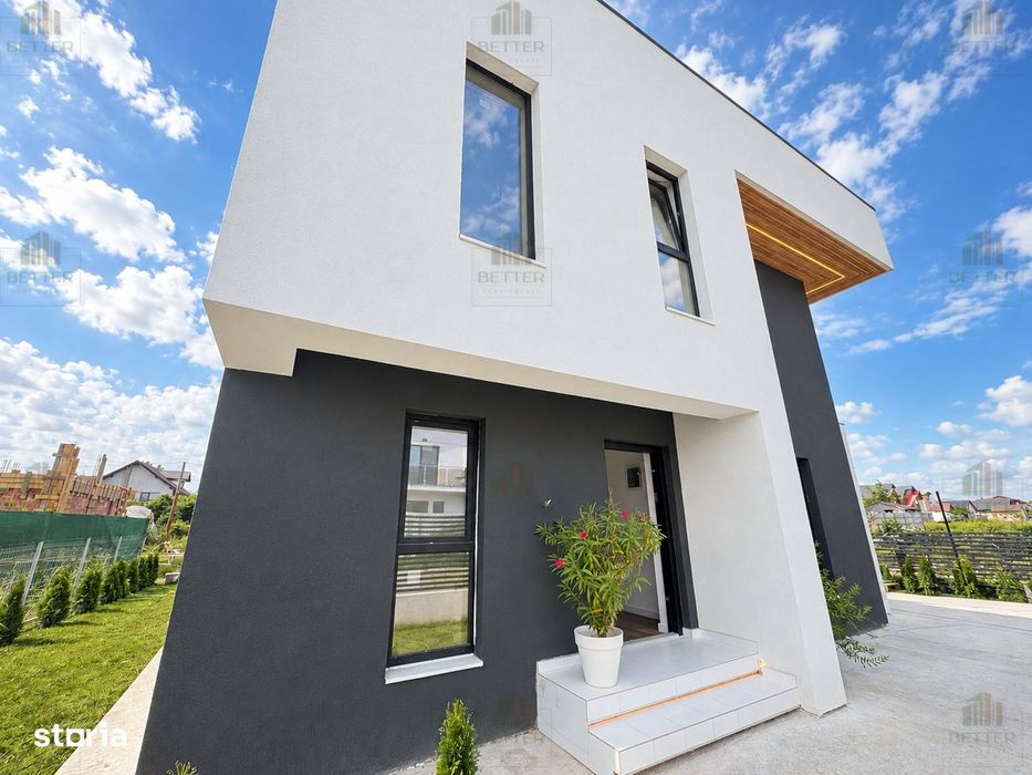 Casă individuală – 5 camere, 3 băi | Comuna Berceni - Curte amenajată