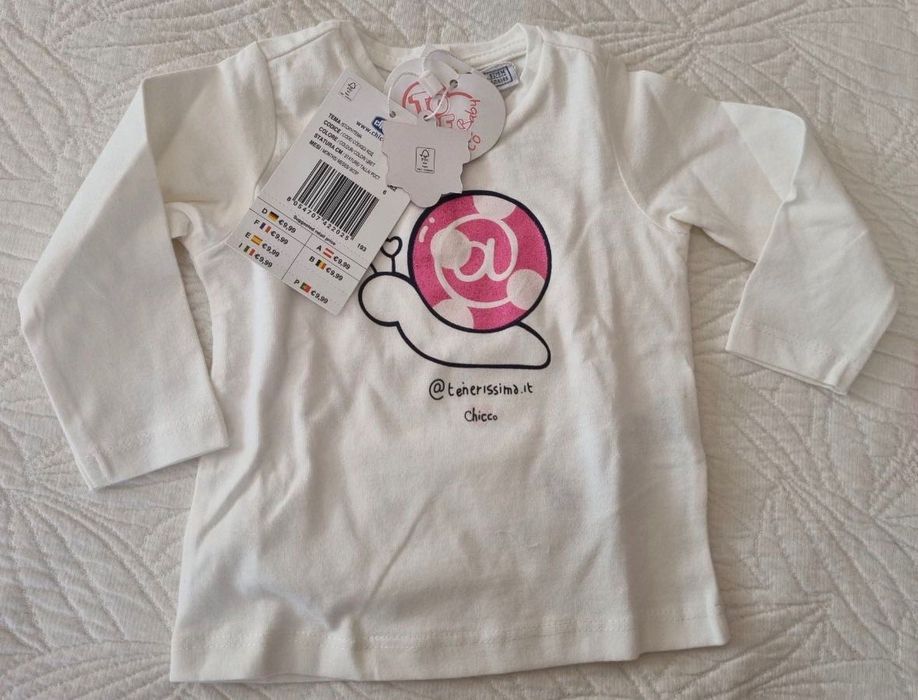 Бебешки нови дрешки за момиче Chicco 3-6 месеца, 62 см