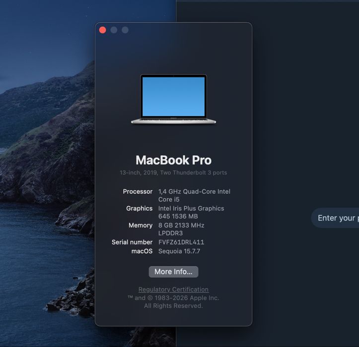 MacBook Pro 2019
