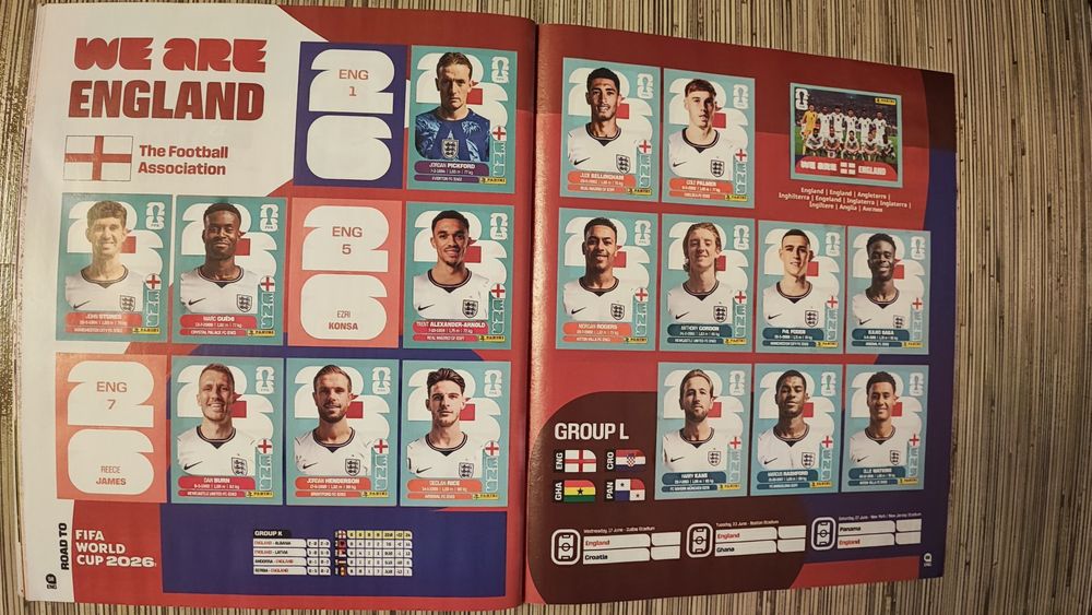 Album stickere Panini Cupa Mondiala SUA 2026,