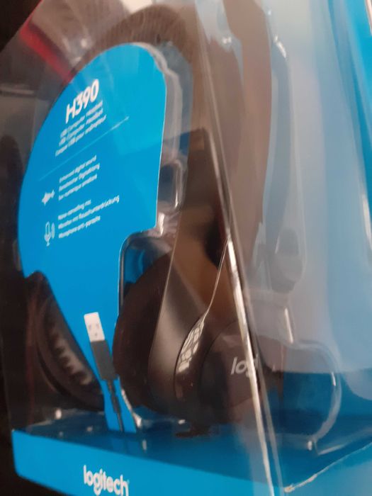 Casti Logitech H390 Professional, Teams, Skype, Gaming, Office, Gaming