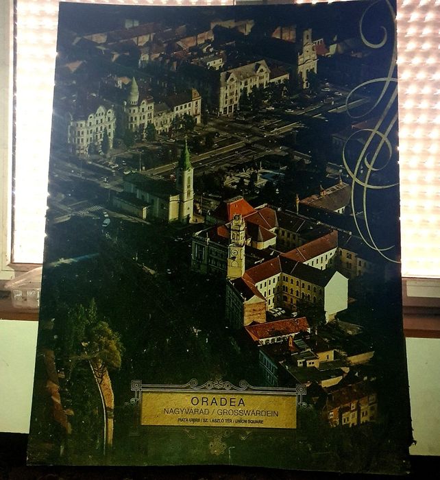Oradea Nagyvarad Grosswardein poster plasticat rezistent la intemperii