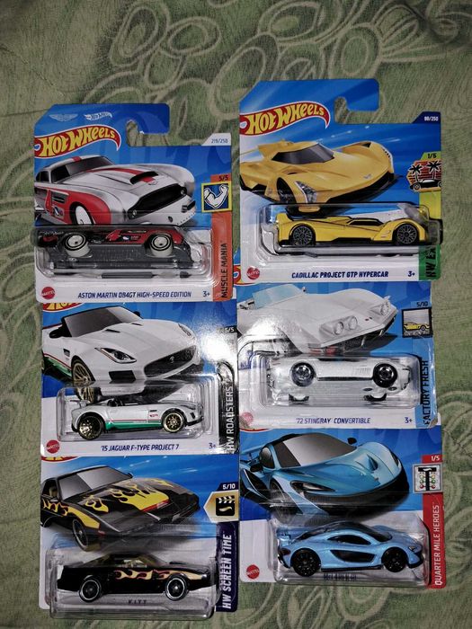 Колички Hot Wheels и Matchbox 1:64