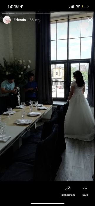 Свадебное платье с корсетом 48 размер