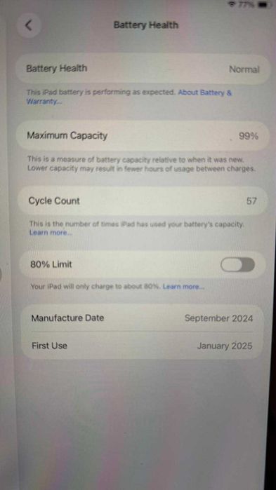 Apple iPad 11, 128GB, Wi-Fi, Space Gray с гаранция