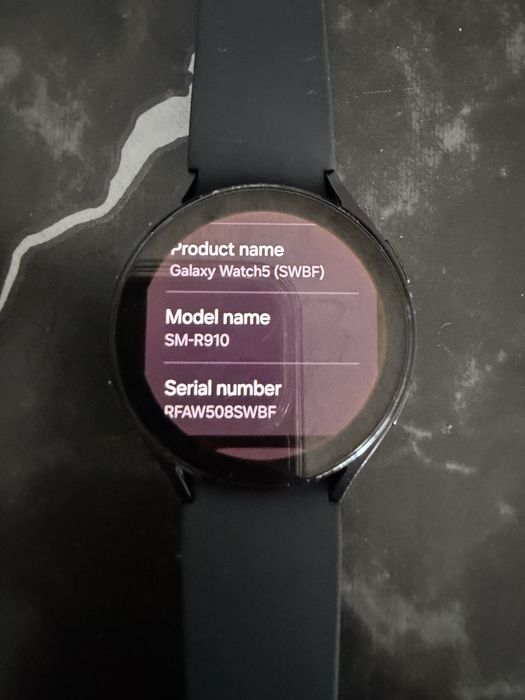 Smartwatch Samsung Galaxy Watch 5 Black - Încărcător Original inclus