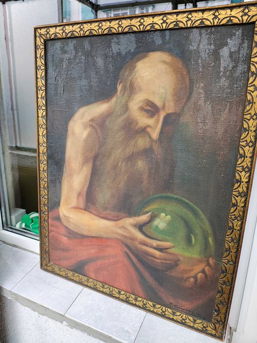 Tablou 1932 astrolog batran vrajitor