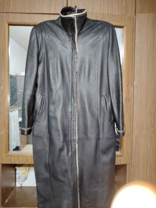 Плащ натуралний кожа