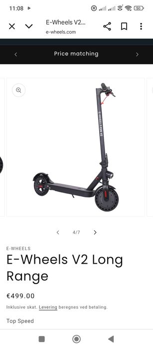 Trotineta electrica E-Wheels V2 Long Range.Profesionala.