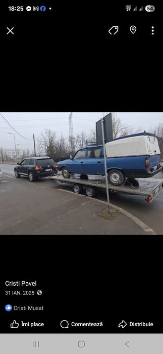 Platou drept si bena basculabila