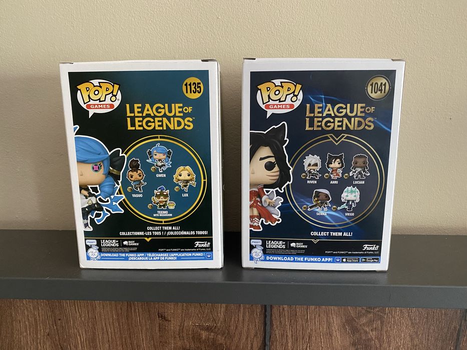 Funko Pop фигурки League of legends Gwen и Ahri