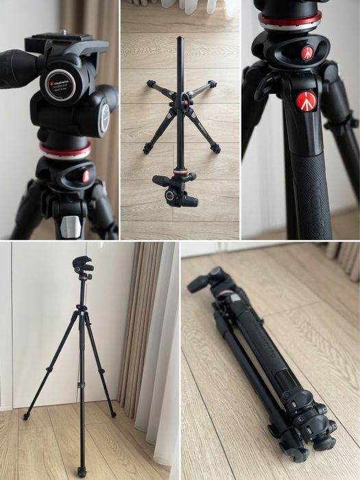 Профессиональный штатив Manfrotto 290Dual + 3D-головка MH804-3W(ИДЕАЛ)
