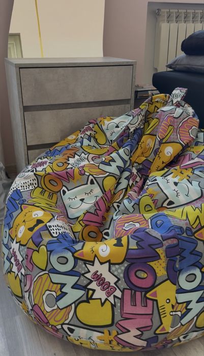 кресло-мешок (пуфик) с кошками