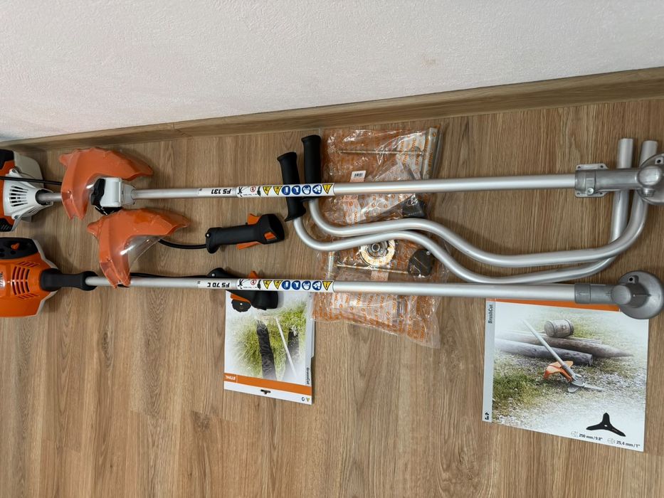 Stihl motocoasa pe benzina.