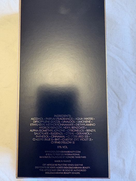 parfum Dolce Gabanna