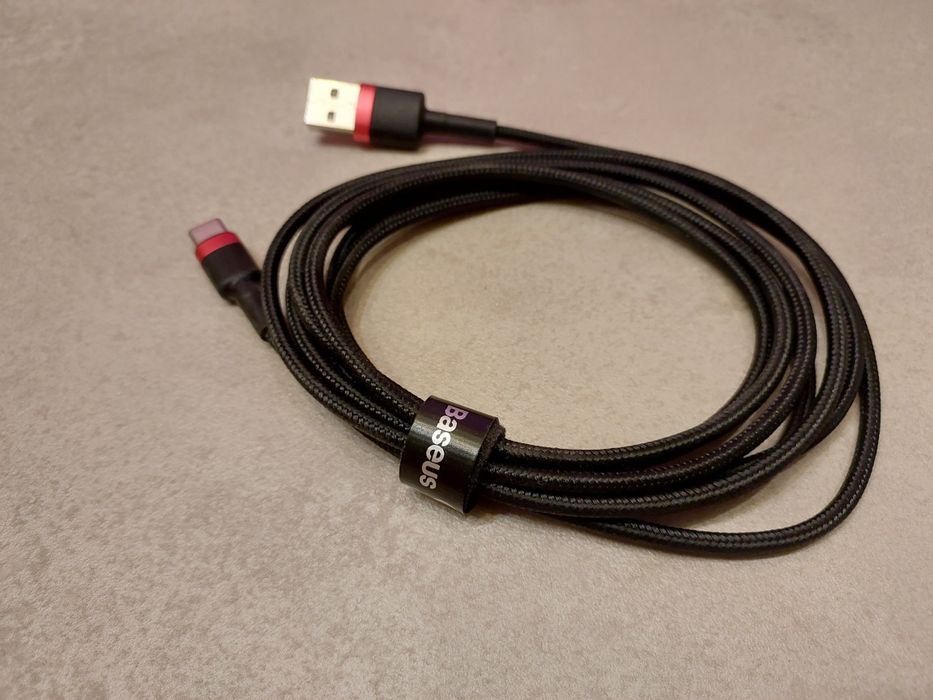 Cablu date și încărcare Baseus. USB la USB Type-C. Rapid charge. Nou