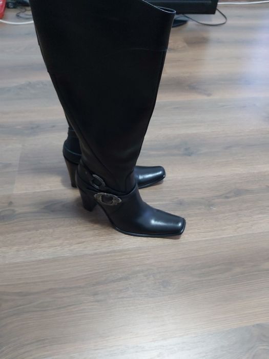 Cizme piele dama noi negre 38