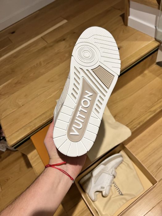Обувки Louis Vuitton velcro beige 42 ЧИСТО НОВИ