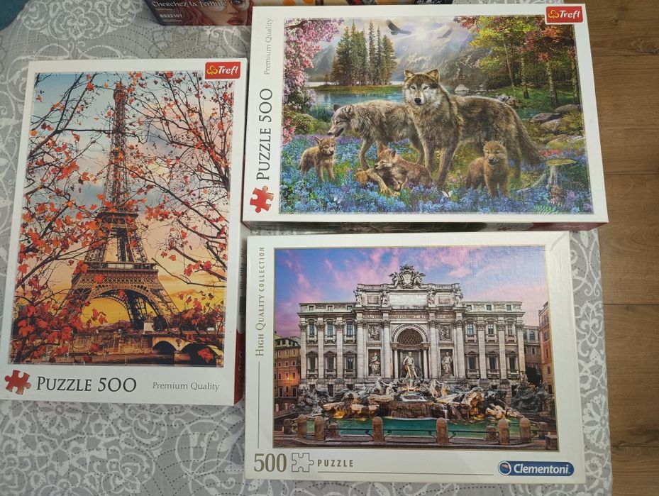 Пъзели 500, 1000,1500 и 2000 части