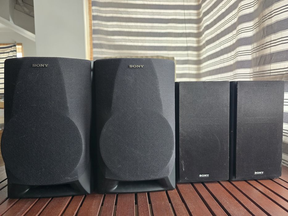 Vand 4 boxe Sony, de raft,  bass reflex