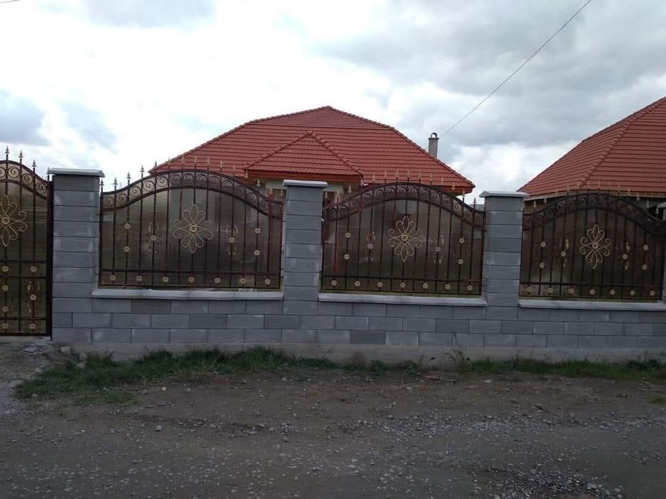 Porți, panouri de gard din fier forjat.