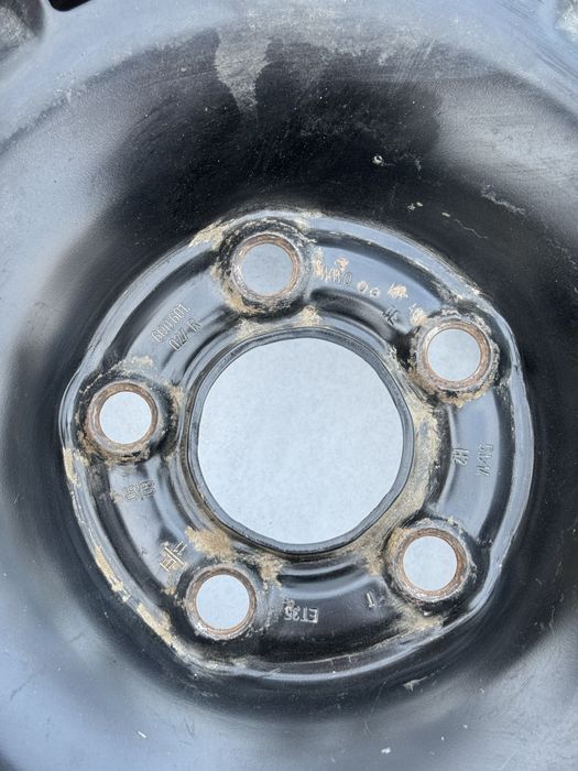 Set 4 roți complete – jante tablă 14’’+ anvelope în stare bună