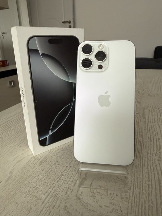 iPhone 16 Pro Max, 256GB, 5G, White Titanium