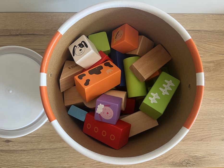 Дървен конструктор Viga с 50 части