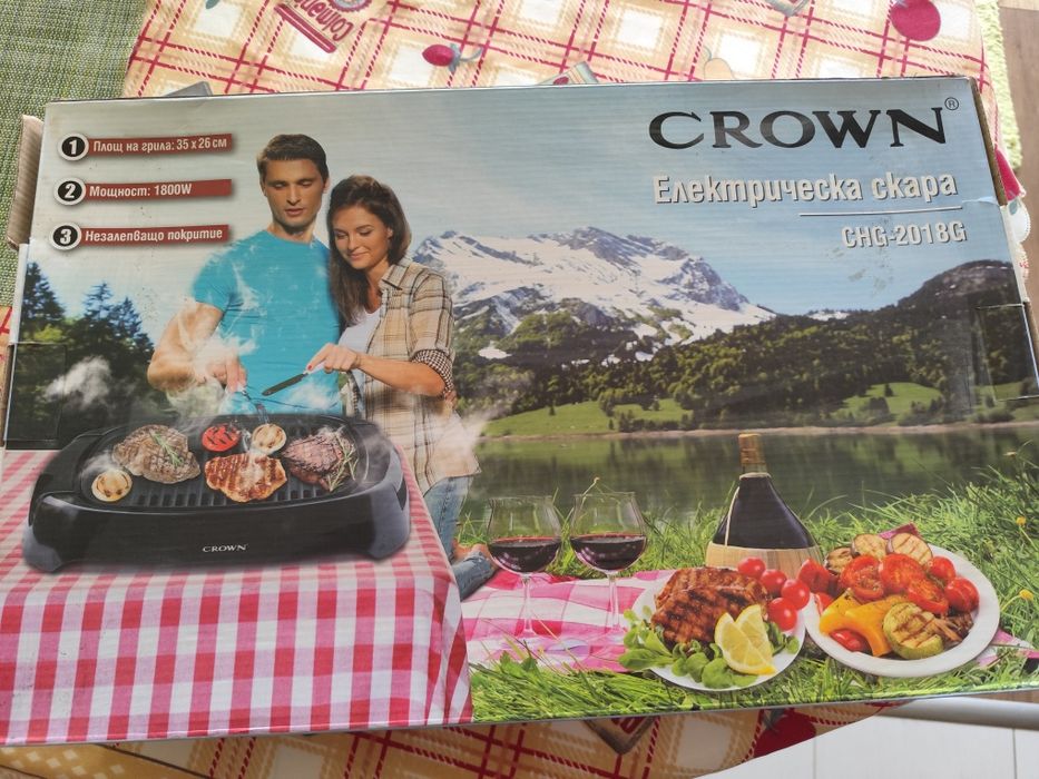 Електрическа скара Crown
