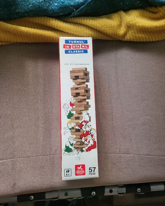 Joc Jenga - Turnul Instabil