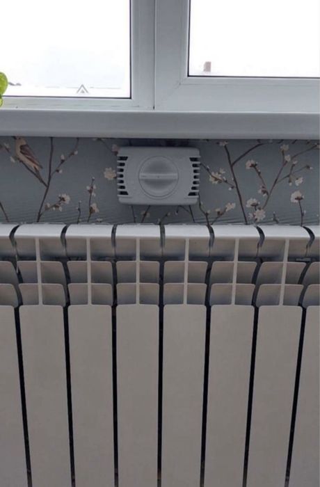 Установка приточного клапана