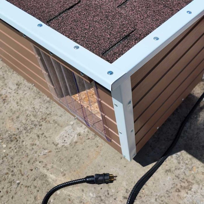 Cusca Caine Dubla Izolata Profile Antiros si Perdea PVC Garantie 2 ani