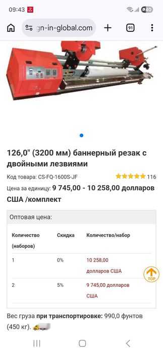 ПРОДАМ: Промышленный станок для резки и перемотки рулонных материалов