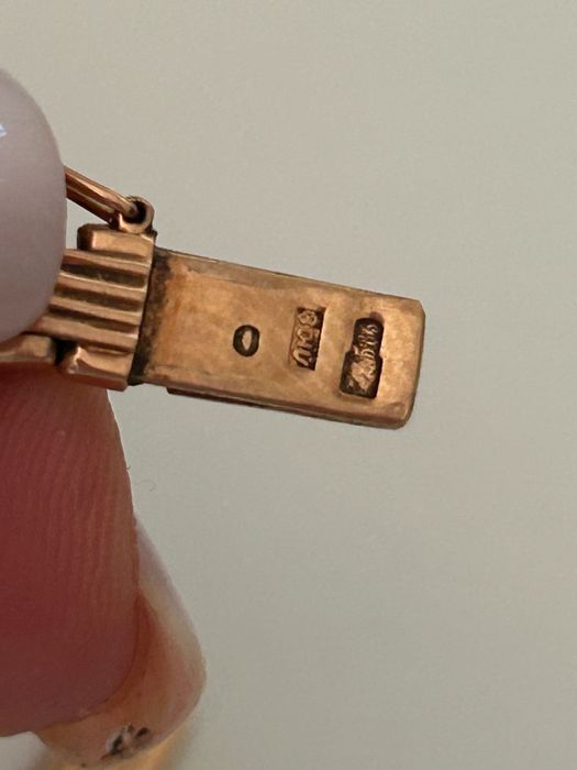 Златен часовник ЗАРЯ сьс златна гривна СССР 1956