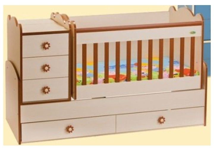 Трансформиращо се Детско легло-люлка