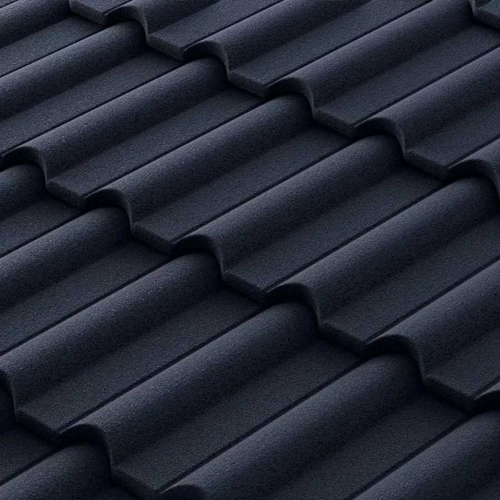 Композитная черепица Metrotile, Профиль-Gallo, Цвет-Charcoal