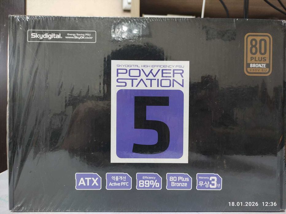 Блок питания POWER STATION 5 800W из Южной Кореи