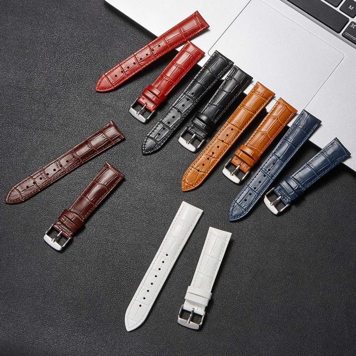 GL08 Кожена каишка за Apple Huawei Samsung Galaxy Watch Xiaomi Garmin