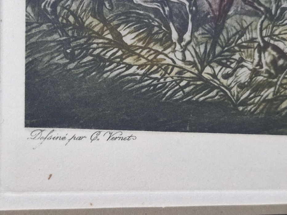 Tablou Gravată Litografie  Carle Vernet