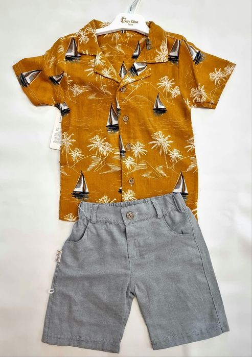 Set 2 piese vara băieți 1, 2 3,4,5,6,7,8 ani