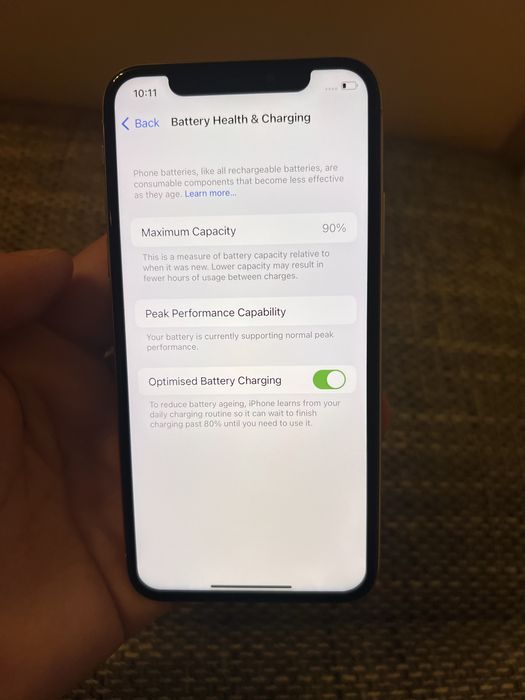 iPhone X Silver 64 GB | Baterie 90% | Face ID ok
