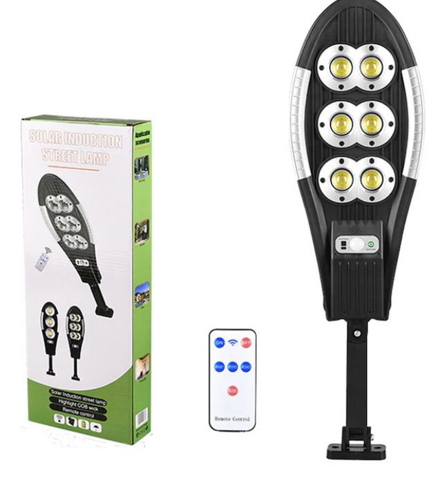 Lampa Solara Stradala 160w cu Telecomanda,  Panou Solar Incorporat