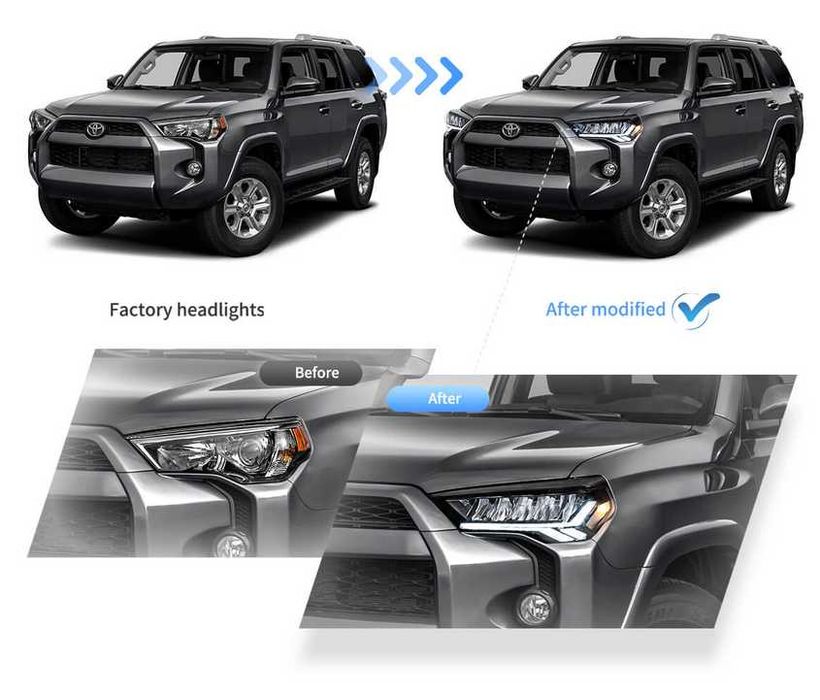 Комплект LED фарове 14-24 Toyota 4Runner
