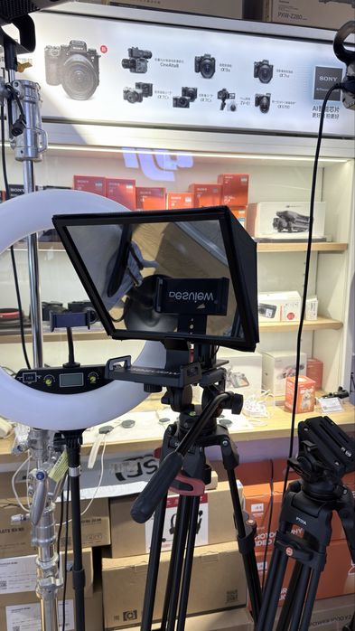 Телесуфлёр Desview T12S — профессиональный суфлёр для съёмок (до 12”)