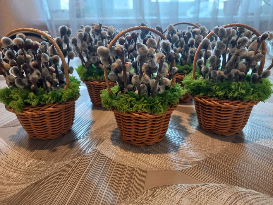 Верба в корзинке