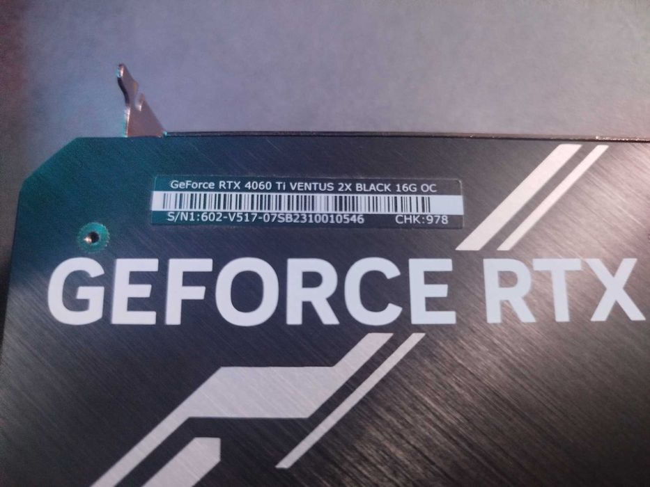 Msi Rtx 4060 ti 16 gb