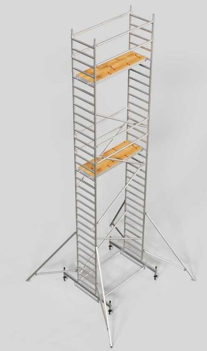 Алуминиево скеле Арон 9,35м., 10,35м., 11,35м. работна височина.