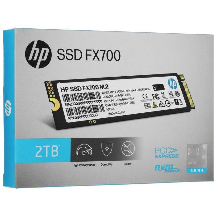 2000 ГБ M.2 NVMe накопитель HP FX700 [8U2N5AA#ABB]